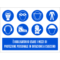 cartello utilizzo DPI
